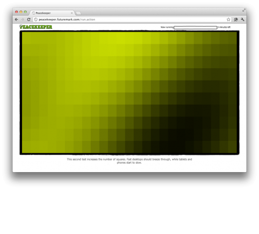 Browser-Benchmark Peacekeeper von Futuremark